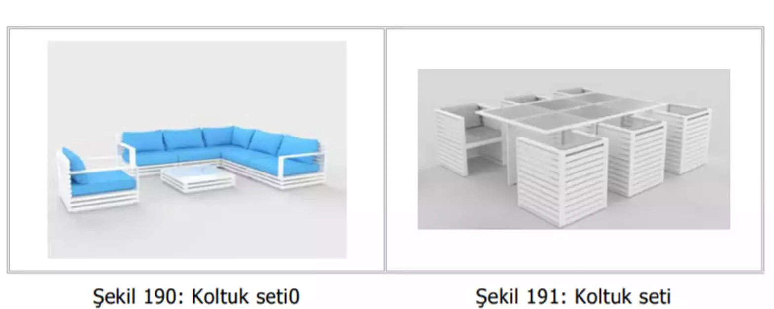 örnek mobilya set tasarım başvuruları-Adana patent